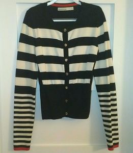 Karen Millen Striped Cardigan